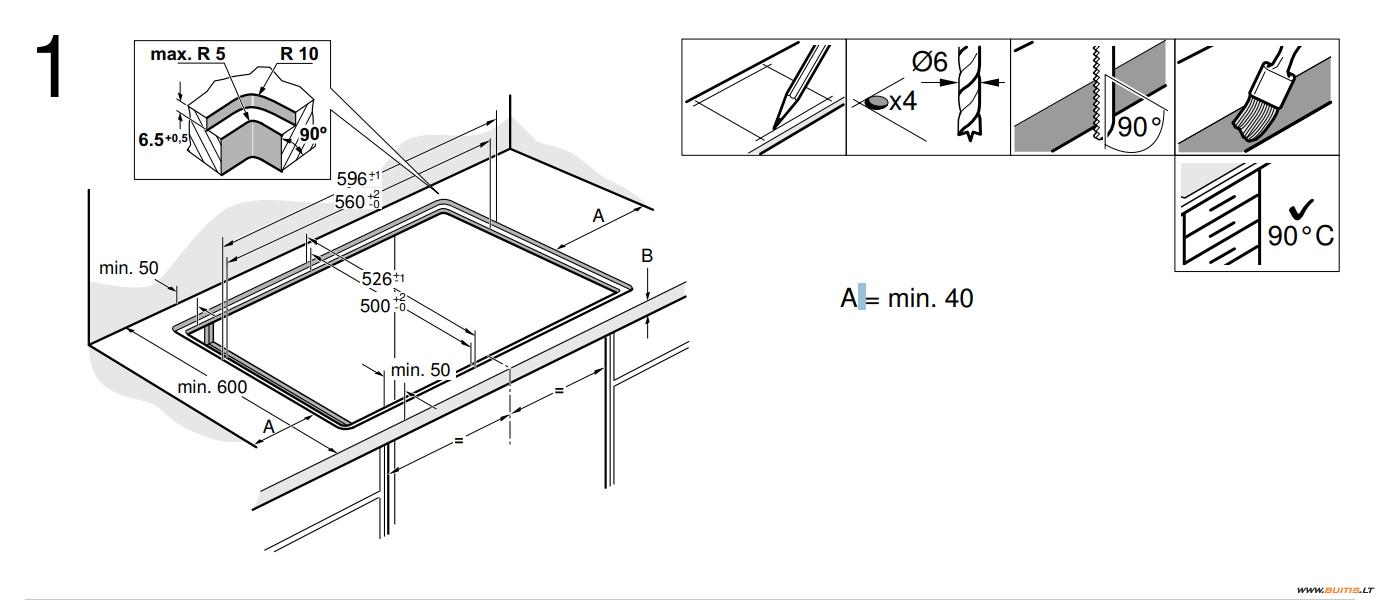 Bosch pie631fb1e схема встраивания