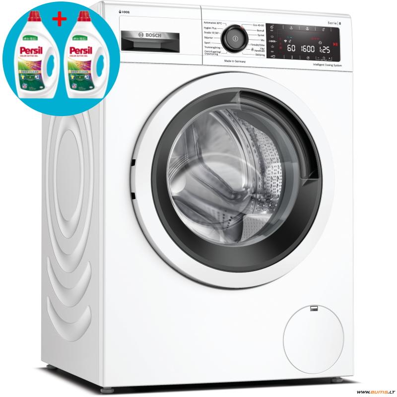 BOSCH WAXH2KM1SN i-DOS (Skalbimo mašina)